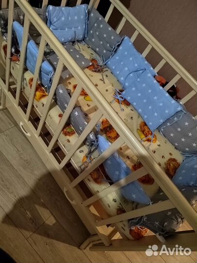 Бортики в детскую кроватку