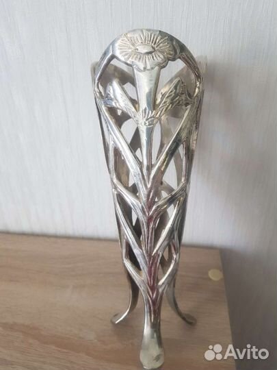 Ваза подстаканник. Посеребрение. Германия