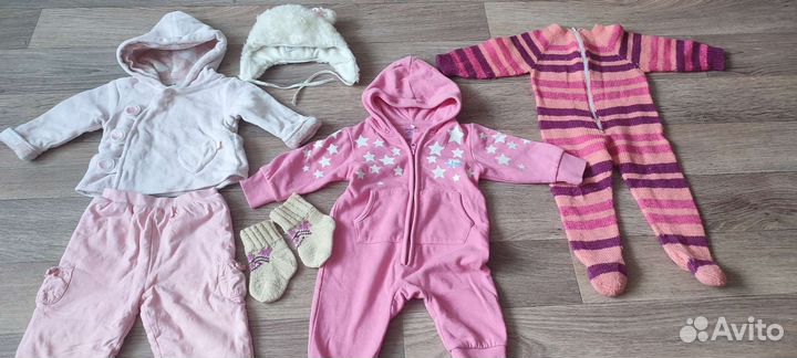 Вещи на девочку 4 - 6 месяцев