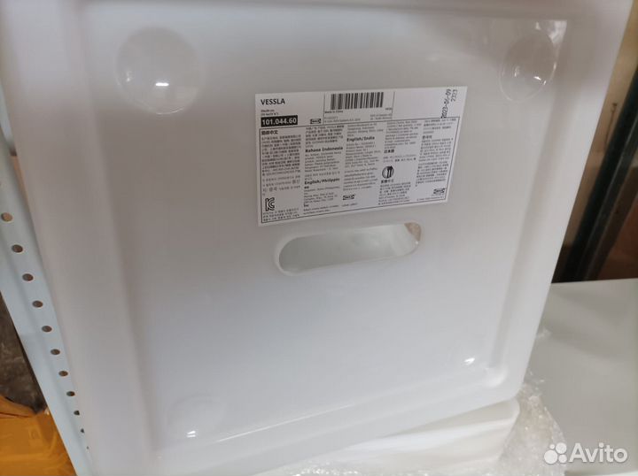 Крышка для ящика Икеа Вессла, белая 39x39