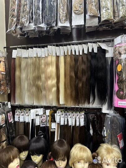 Шиньон из натуральных волос