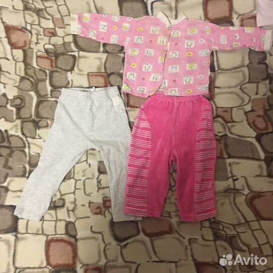 Детские вещи пакетом 68 74 на девочку
