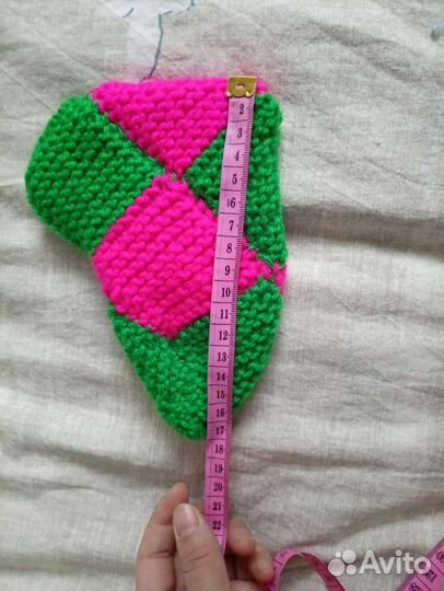 Вязанный башмачки