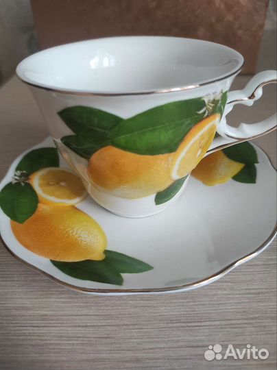 Новый чайный набор фарфоровый