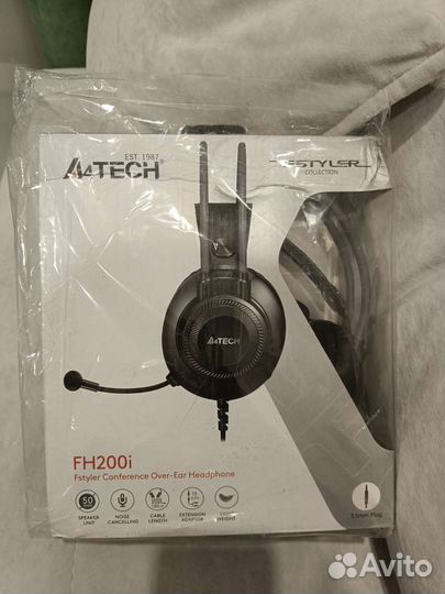 Наушники с микрофоном A4Tech Fstyler FH200i