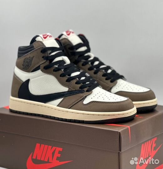 Кеды Nike Air Jordan 1 x Travis Scott