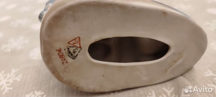 Фарфоровая статуэтка СССР золотая рыбка