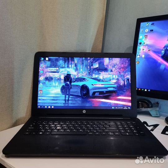 Среднеигровой HP SSD RAM8GB intel I3 2GHZ dual