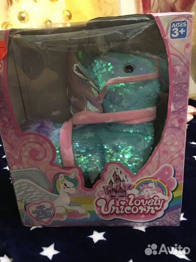 Игрушка единорог интерактивный