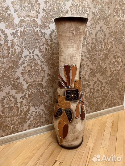 Ваза напольная керамическая