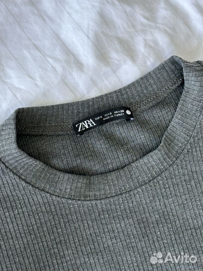 Платье в рубчик макси Zara