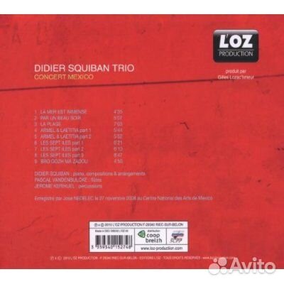 Didier Squiban Trio: Concert Mexico (1 CD)