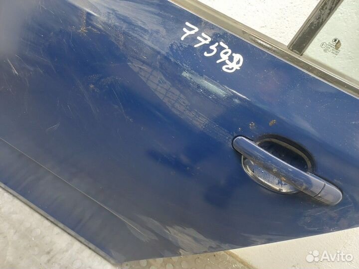 Дверь боковая левая задняя Skoda Fabia, 2011