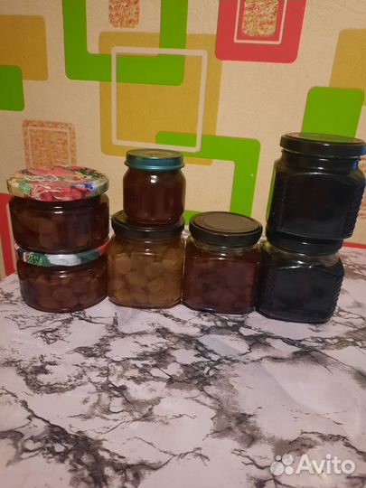 Варенье:арбуз;дыня;виноград;сироп и сок