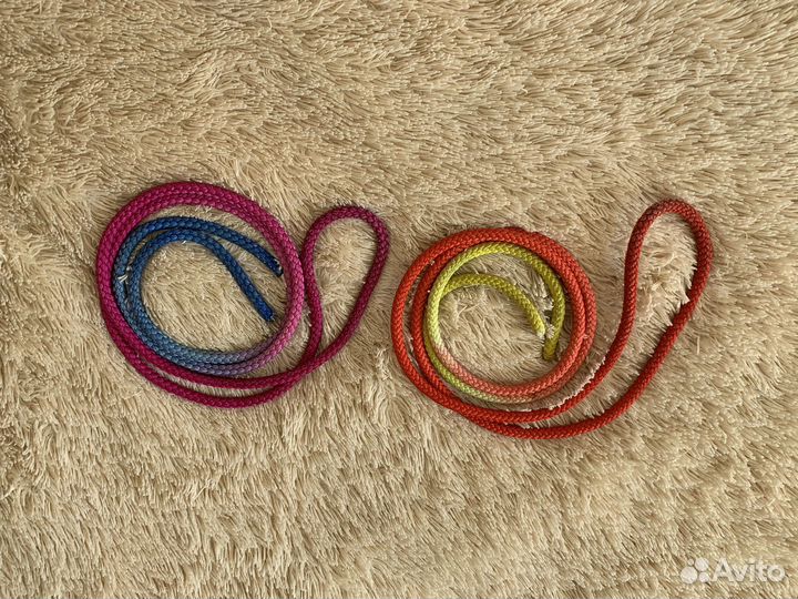 Обруч, мяч, лента, булавы