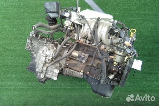 Двигатель в сборе двс toyota carina AT212 5A-FE 20