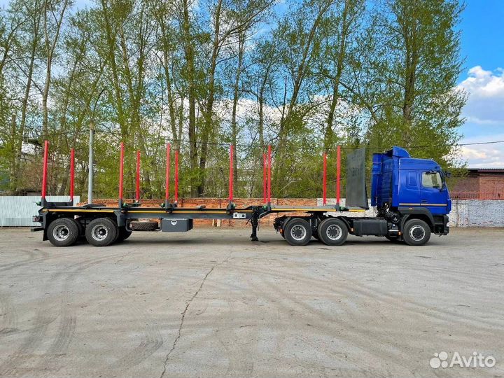 Полуприцеп лесовоз (сортиментовоз) СпецАвто-Восток (САВ) Cab 9318, 2023
