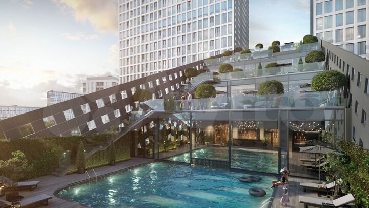 Апартаменты-студия, 30 м², 22/28 эт.