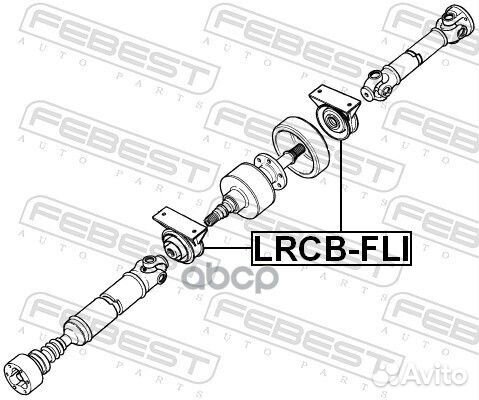 Подшипник опоры карданного вала land rover free