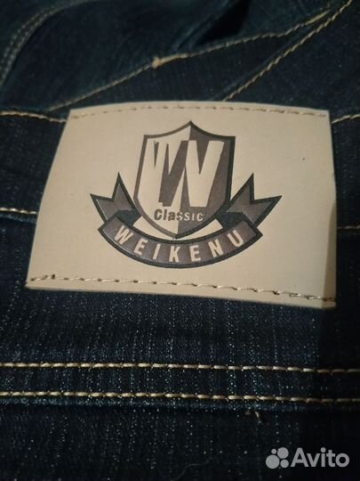 Джинсовый мужской новый костюм