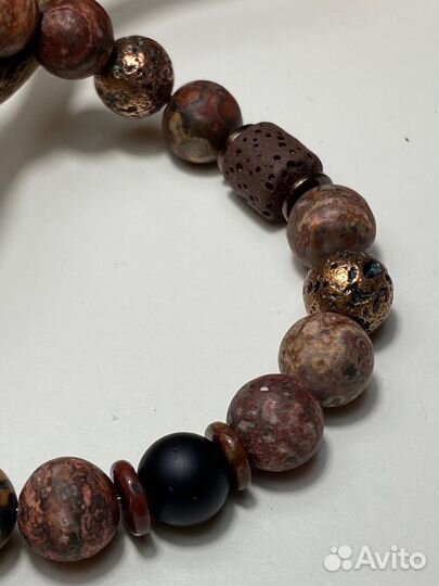 Браслет женский на успех и защиту(яшма,агат)