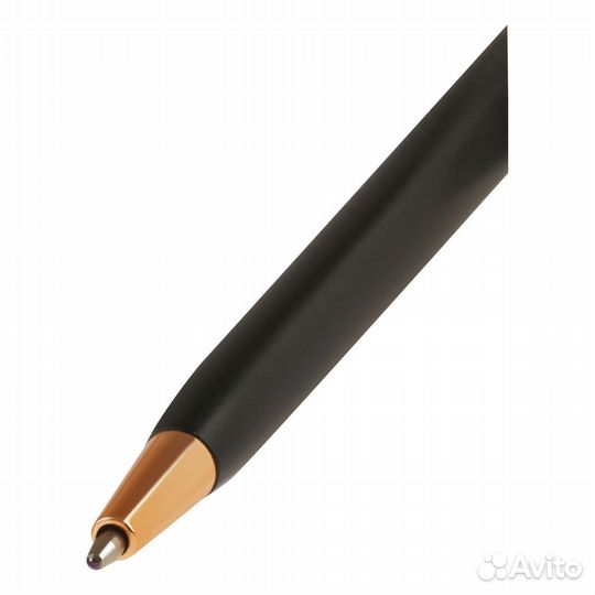 Ручка шариковая Meshu Black Jewel 1 мм синяя