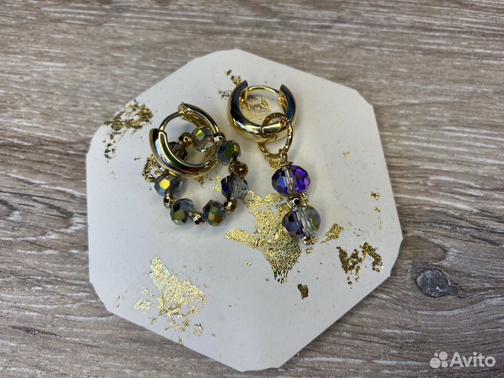 Асимметричные серьги. Серьги трансформеры