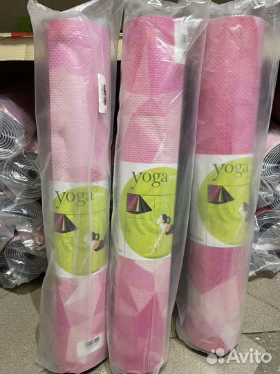 Коврик для йоги и фитнеса новый (много в наличии)