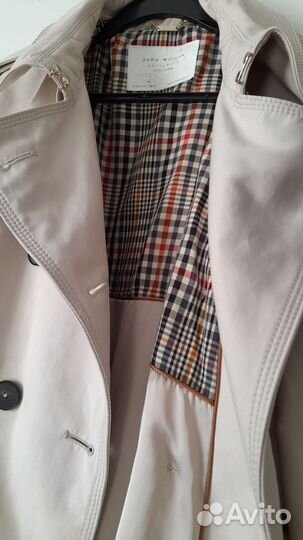Плащ тренч zara