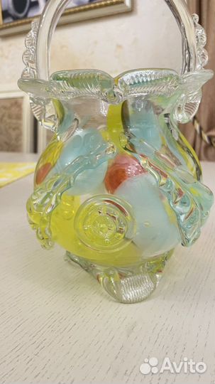 Конфетница муранское стекло