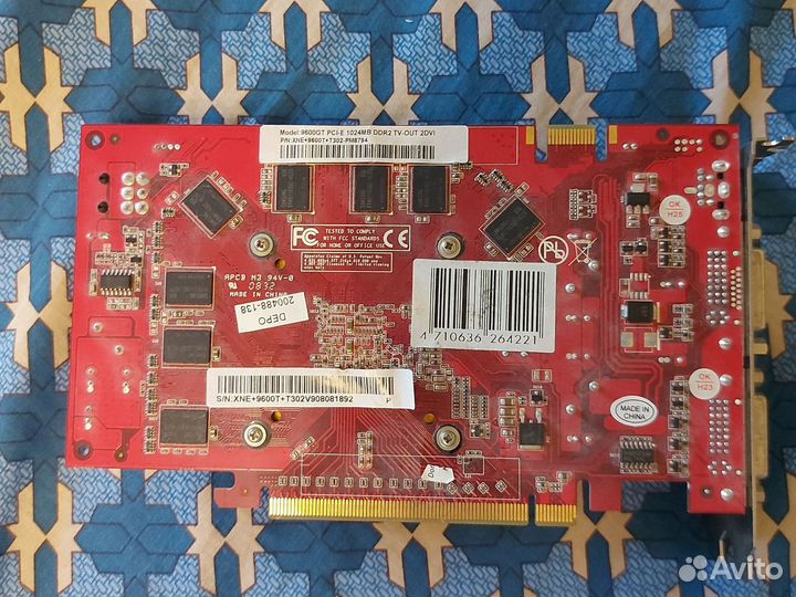 Видеокарта palit GeForce 9600GT 1GB