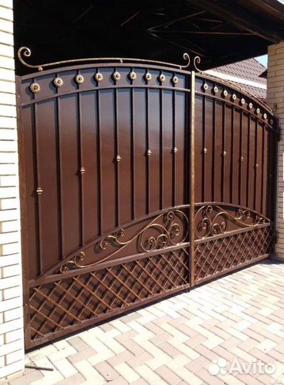 Покраска ворот