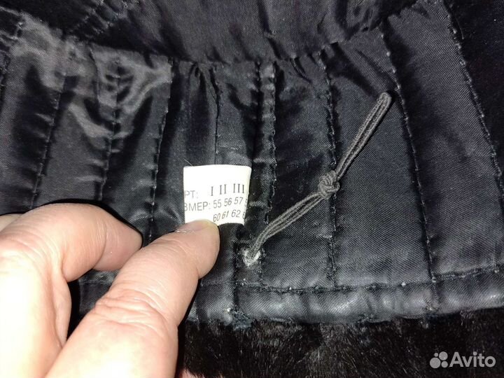 Шапка ушанка мужская норка