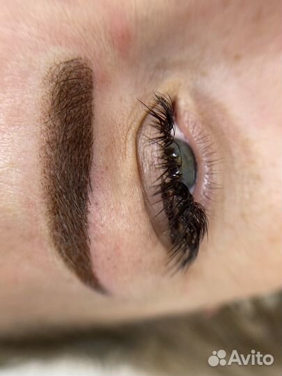 Перманентный макияж бровей губ и век татуаж