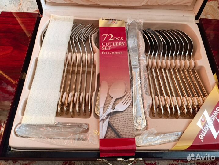 Набор столовых приборов новый 72 предмета