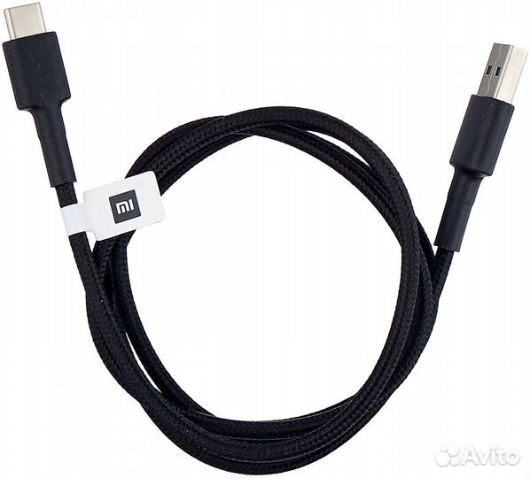 Кабель Xiaomi Braided USB Type-C (1м) Черный