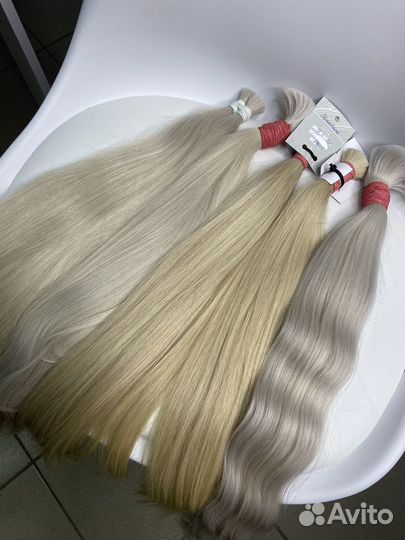 Волосы для наращивания блонд