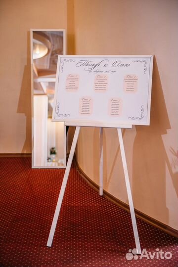 План рассадки на свадьбу