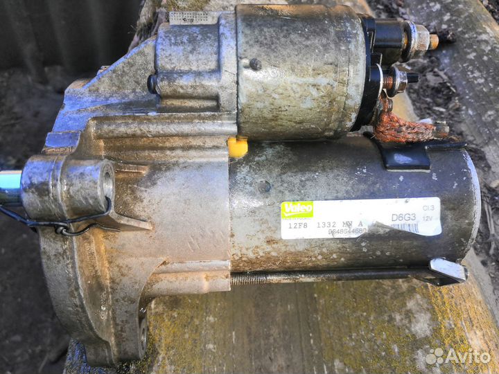 Стартер пежо 207