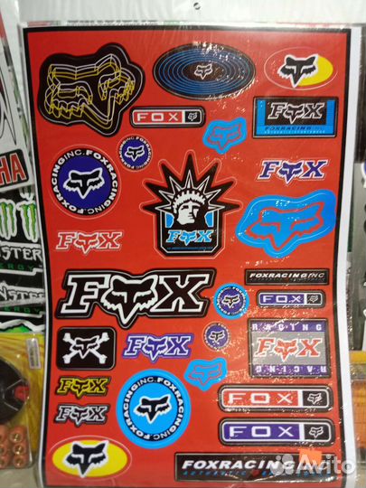Наклейки fox