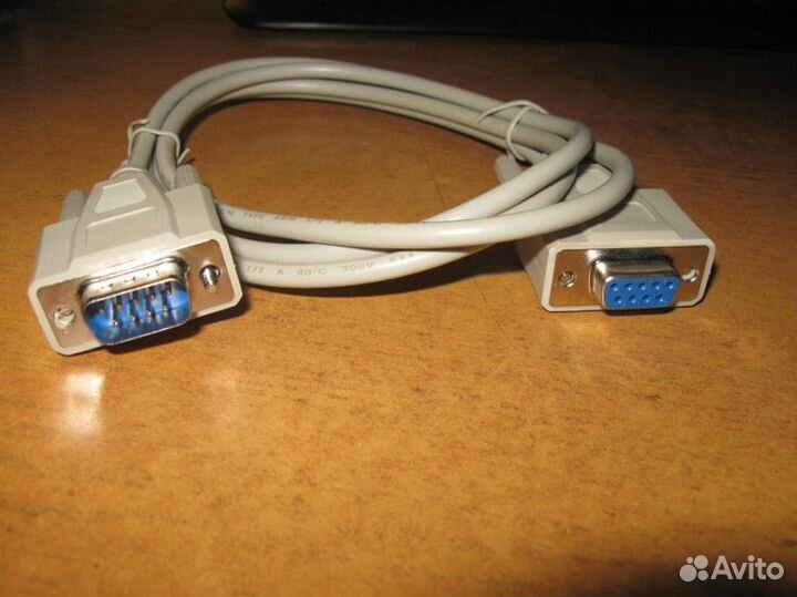Шнур переходник rs-232 папа-мама
