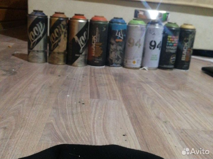 Балоны с краскай все пустые