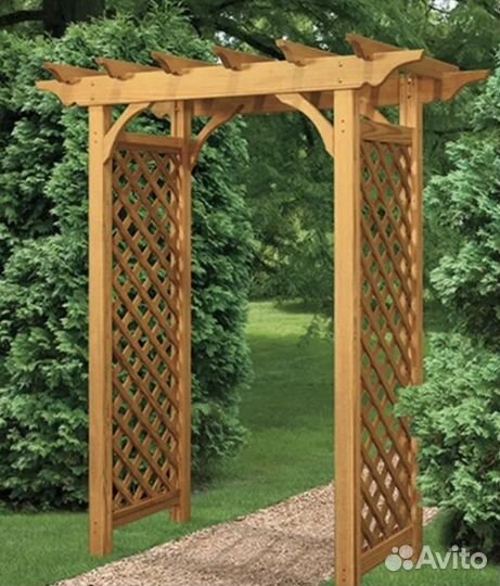 Арка декоративная деревянная шпалера