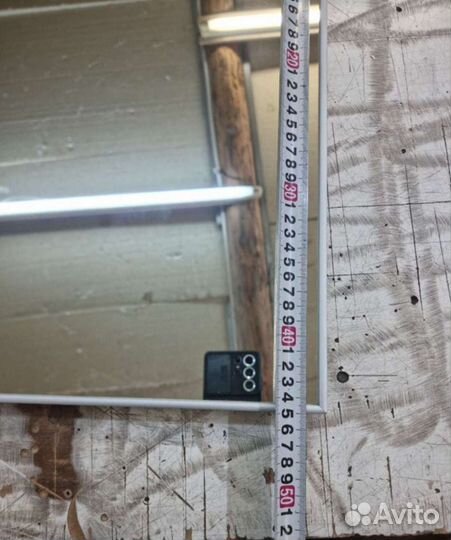 Зеркало в алюминиевой раме