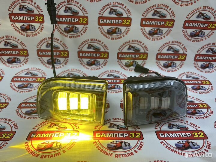 Диодные птф sal-man бело-желтый Лачетти