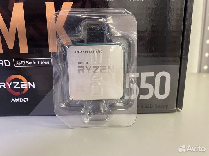 Комплект на ryzen 5 5500+ gigabyte B550M K