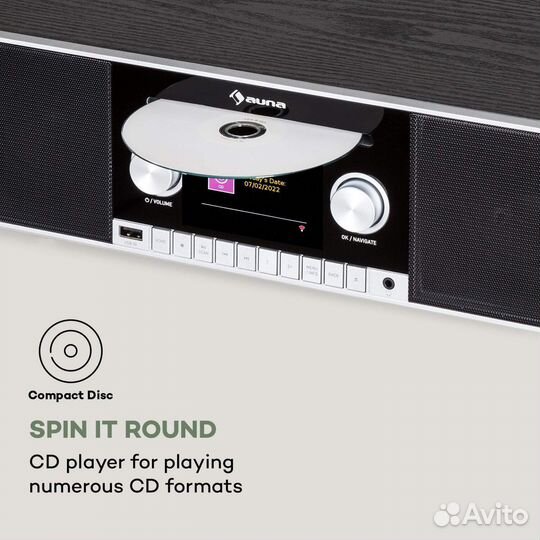 Интернет радиоприемник с cd Auna