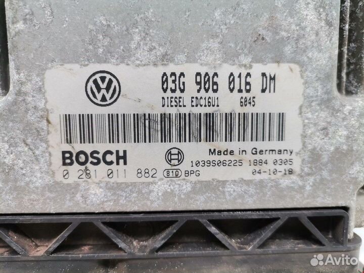 Блок управления двигателем для Volkswagen Caddy 3
