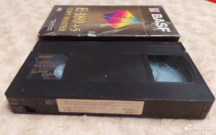 Видеокассеты для записи, б/у