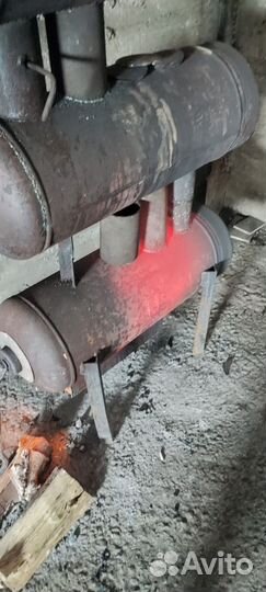 Печь буржуйка в гараж